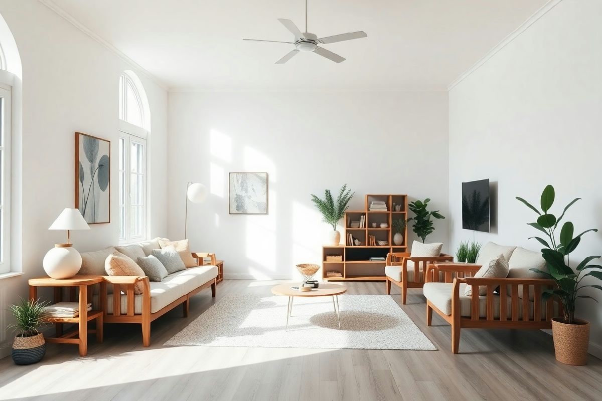 Bianco e legno: il duo perfetto per una casa luminosa e accogliente che migliora il tuo stile di vita