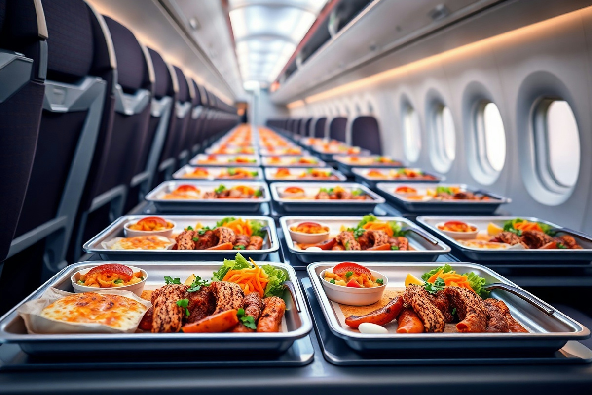 L’incredibile monotonia del cibo in volo: ecco perché le compagnie aeree non cambiano mai menu