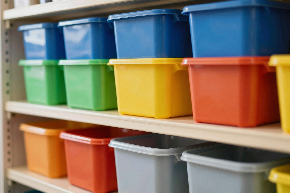 Organizzare la casa in modo intelligente: 5 idee per ottimizzare l'uso dei contenitori di plastica