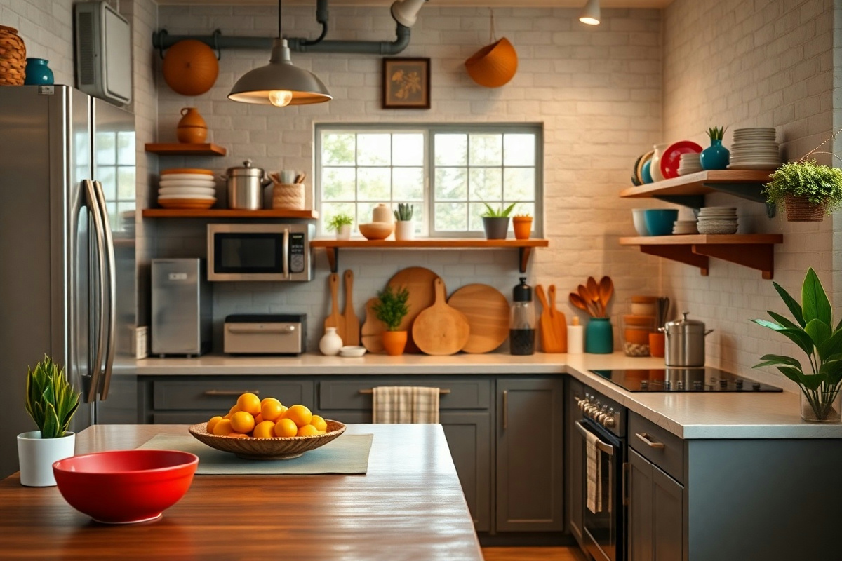 Se la cucina in acciaio ti sembra fredda, questi accostamenti la renderanno calda e accogliente